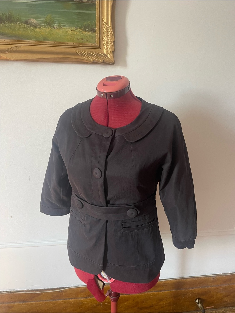 Marc by Marc Jacobs Women's Trench Jacket with Button Belt